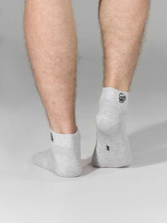 Носки Mark Formelle 131K-3110/25131K св.серый_меланж_рис.3110 - фото 4