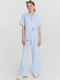 Брюки Mark Formelle 187839/24-33335П-9 полоска_на_голубом - фото 4