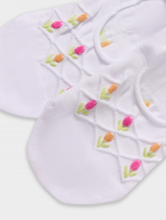 Носки Mark Formelle 346K-2766/24346K белый_000Н_Нанесение_силикона_на_пятку - фото 2