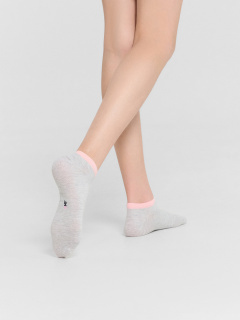 Носки Mark Formelle 406A-2369/B3-233406A-1 св.серый_меланж_розовый_рис.2369 - фото 1
