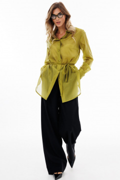 Блуза EOLA 2906.1 хаки - фото 2