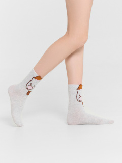 Носки Mark Formelle 430K-3190/B4-25430K-1 св.серый_меланж_рис.3190 - фото 1