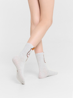 Носки Mark Formelle 430K-3190/B4-25430K-1 св.серый_меланж_рис.3190 - фото 3