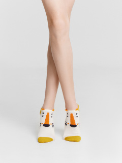 Носки Mark Formelle 453A-1957/B5-223453A молочный_горчичный_рис.1957 - фото 1