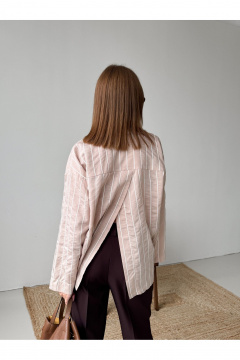 Блуза THE.WOMAN 0335 бежевый - фото 3