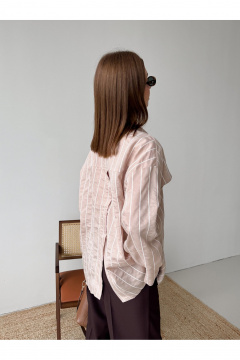 Блуза THE.WOMAN 0335 бежевый - фото 2