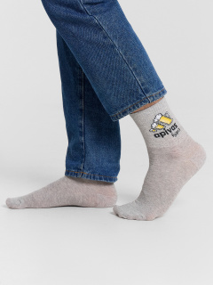 Носки Mark Formelle 106K-3106/25106K серый_меланж_рис.3106 - фото 2