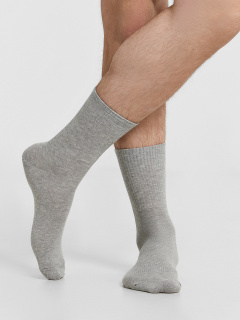 Носки Mark Formelle 107A-1663/223107A-1 белый_серый_меланж_черный_рис.1663 - фото 4