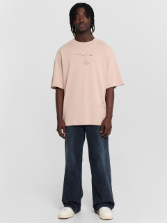 Футболка Mark Formelle 111883/24-4288П-0 бежевая_варка_1_сл_на_пол_1_сл_на_спинке_1сл_на_внут - фото 3