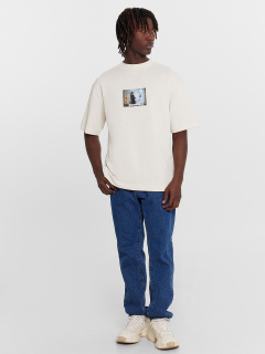 Футболка Mark Formelle 111883/24-4288П-0 белый_песок_печать_1_сл_на_пол - фото 4