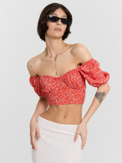 Топ Mark Formelle 112851/24-33660П-9 белые_цветы_на_фиесте - фото 4