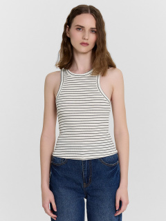 Топ Mark Formelle 112939/24-32880П-1 полоска_на_молочном - фото 2