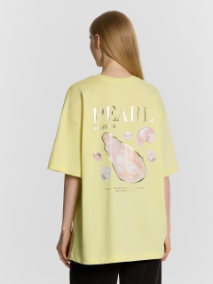 Футболка Mark Formelle 112953/24-26463П-0 лимонный_печать_3_сл_на_пол_3_сл_на_спинке_(фольга) - фото 2