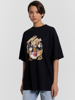 Футболка Mark Formelle 112953/25-37222П-0 черный_печать_1_сл_на_пол - фото 1