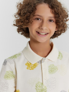 Майка Mark Formelle 113430/1/24-33309П-11 тропические_листья_на_молочном - фото 4