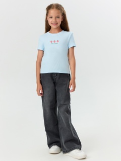 Футболка Mark Formelle 117912/24-33333П-0-2 голубое_небо_печать1_610_D_вышивка - фото 3