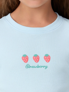 Футболка Mark Formelle 117912/24-33333П-0-2 голубое_небо_печать1_610_D_вышивка - фото 4