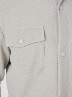 Рубашка Mark Formelle 121198/1/24-3795Ц-2 двухцветный_св.серый - фото 4