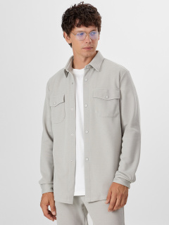 Рубашка Mark Formelle 121198/1/24-3795Ц-2 двухцветный_св.серый - фото 3