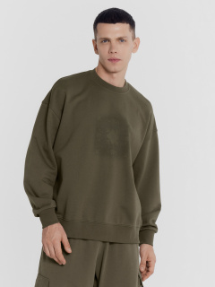 Свитшот Mark Formelle 121868/1/24-3536П-7(3) т.полынь_печать_2_сл_на_пол_Д - фото 1