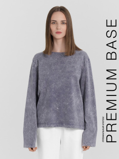 Джемпер Mark Formelle 122768/24-ОБР35122П-0 ACID_WASH_серый_печать_009.2_1_Эйсид - фото 3