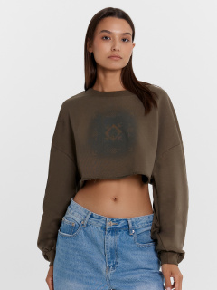 Свитшот Mark Formelle 122896/1/24-29223П-7 т.полынь_печать_2_сл_на_пол_Д - фото 4