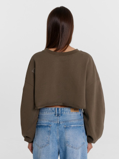 Свитшот Mark Formelle 122896/1/24-29223П-7 т.полынь_печать_2_сл_на_пол_Д - фото 2