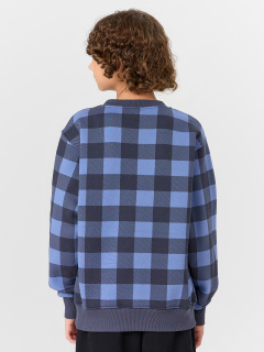 Свитшот Mark Formelle 123431/1/25-38585П-7П клетка_на_синем - фото 3