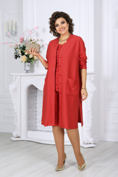 Блуза, кардиган, шорты Ninele 7495 красный - фото 4