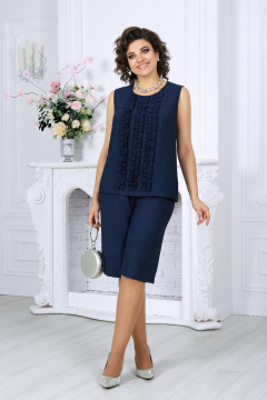 Блуза, кардиган, шорты Ninele 7495 синий - фото 2