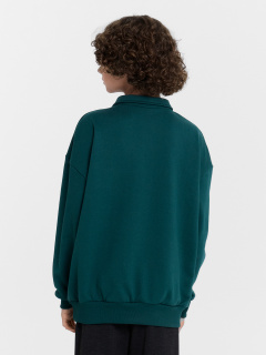 Свитшот Mark Formelle 123469/24-33650П-7 хвойно_зеленый_печать_2_сл_на_пол - фото 2