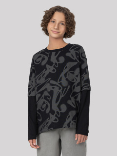 Джемпер Mark Formelle 123485/25-36602П-0 граффити_на_черном1 - фото 1