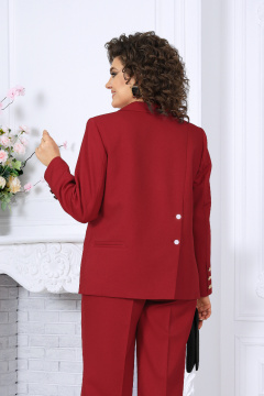 Брюки, жакет Ninele 7502 бордо - фото 5