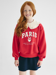 Джемпер Mark Formelle 127889/24-34471П-7П рубиново_красный_печать_2_сл_на_пол - фото 1