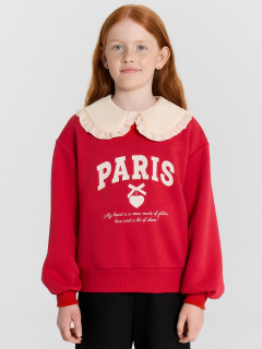 Джемпер Mark Formelle 127889/24-34471П-7П рубиново_красный_печать_2_сл_на_пол - фото 2