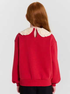 Джемпер Mark Formelle 127889/24-34471П-7П рубиново_красный_печать_2_сл_на_пол - фото 3