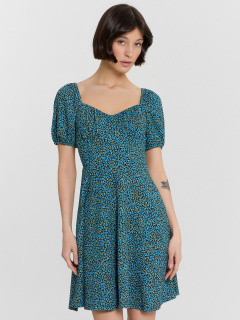 Платье Mark Formelle 152589/24-33567П-9 цветочки_на_черном1 - фото 3