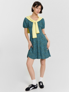 Платье Mark Formelle 152589/24-33567П-9 цветочки_на_черном1 - фото 5