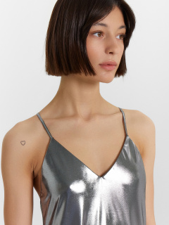 Сарафан Mark Formelle 152677/24-31252Ц-2 серебро - фото 2