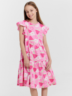 Платье Mark Formelle 157818/24-28133П-0 фрукты_на_розовом_саше - фото 2