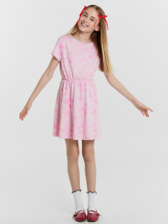 Платье Mark Formelle 157968/24-33109П-0 акварельные_бантики_на_розовом - фото 1