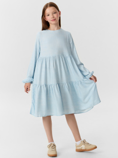 Платье Mark Formelle 157969/24-33472П-9 набивка_серо_голубой_деним - фото 1