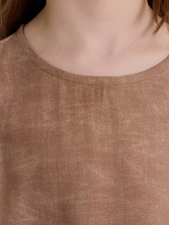 Платье Mark Formelle 157969/24-33472П-9 набивка_шоколадный_деним - фото 5