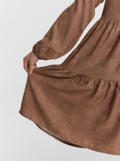 Платье Mark Formelle 157969/24-33473П-9 набивка_шоколадный_деним - фото 5