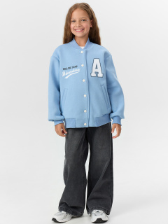 Бомбер Mark Formelle 167766/25-34232П-7П пыльно_голубой_печать_1_сл_на_Л_П_дет_пер - фото 5