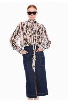 Юбка DEVITA 2025 темно-синий - фото 3