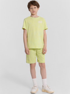 Футболка, шорты Mark Formelle 393330/24-27521П-7 лаймовые_разводы_1_сл_на_пол - фото 2