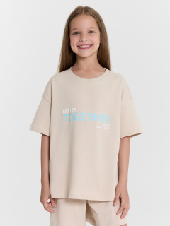 Футболка, шорты Mark Formelle 397741/24-27001П-0 белый_песок_печать_1_сл_на_пол - фото 1