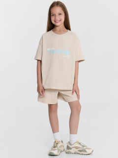 Футболка, шорты Mark Formelle 397741/24-27002П-0 белый_песок_печать_1_сл_на_пол - фото 3