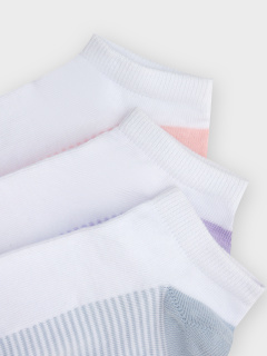 Носки Mark Formelle 406A-3176/B4-253406A белый_розовый_св.лаванда_облако_рис.3176 - фото 4